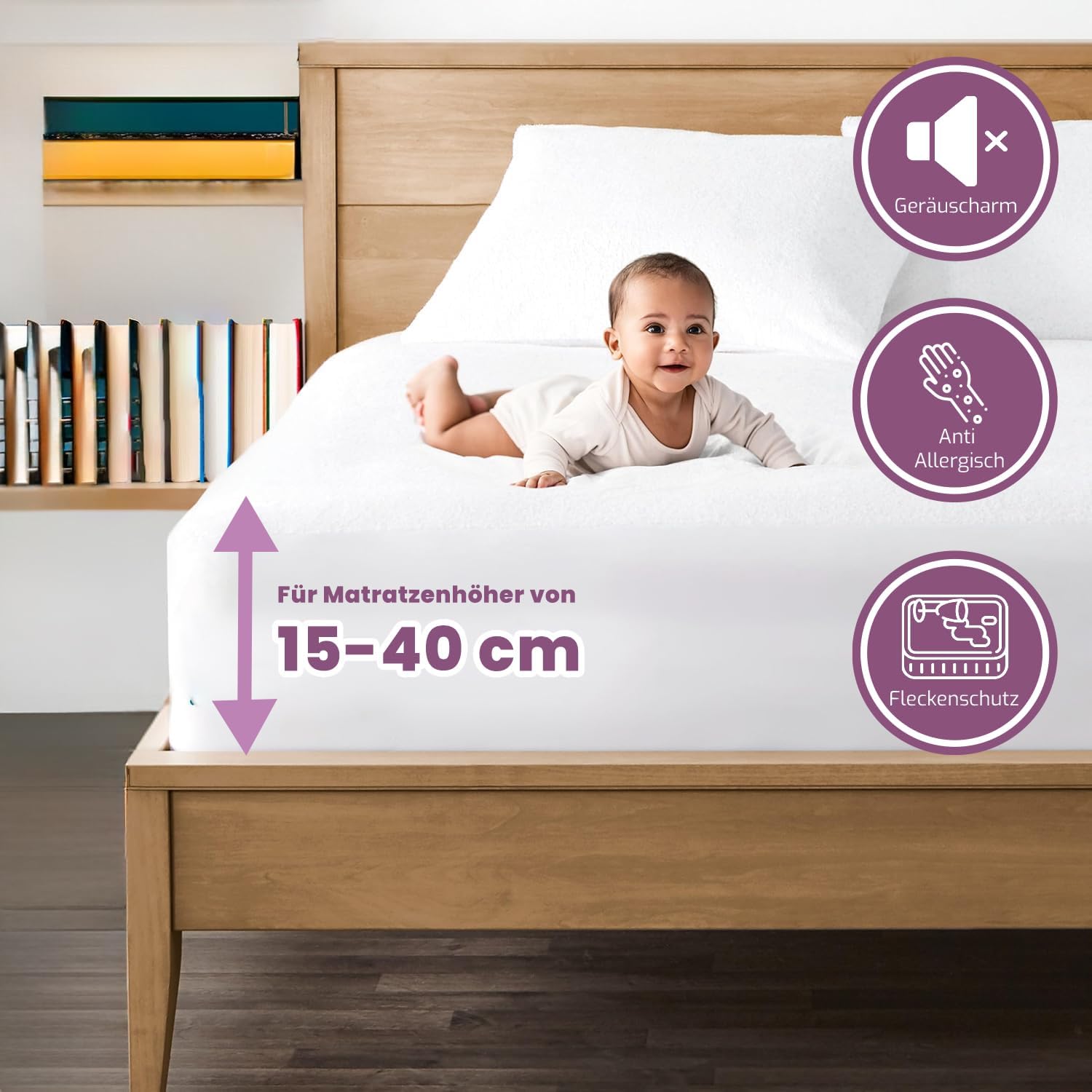 Hotel Bedarf Livessa Rundum-Gummizug Matratzenschoner