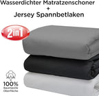 Livessa Jersey-Molton %100 Baumwolle Wasserdichter Matratzenschoner